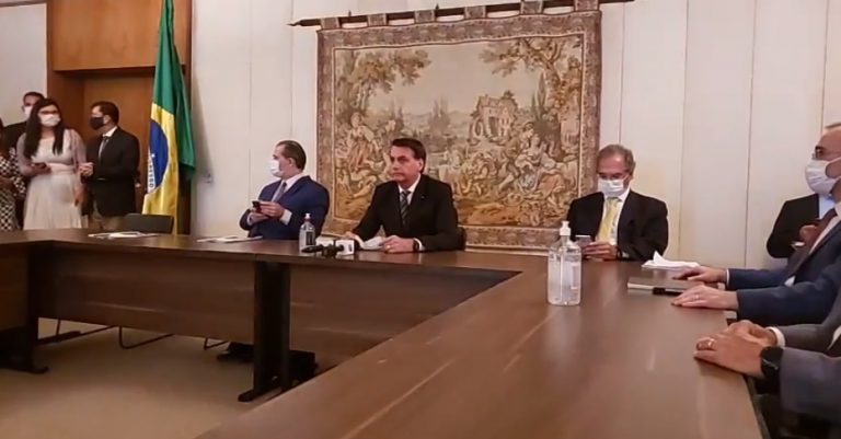 Bolsonaro, Paulo Guedes e empresários se reúnem no STF