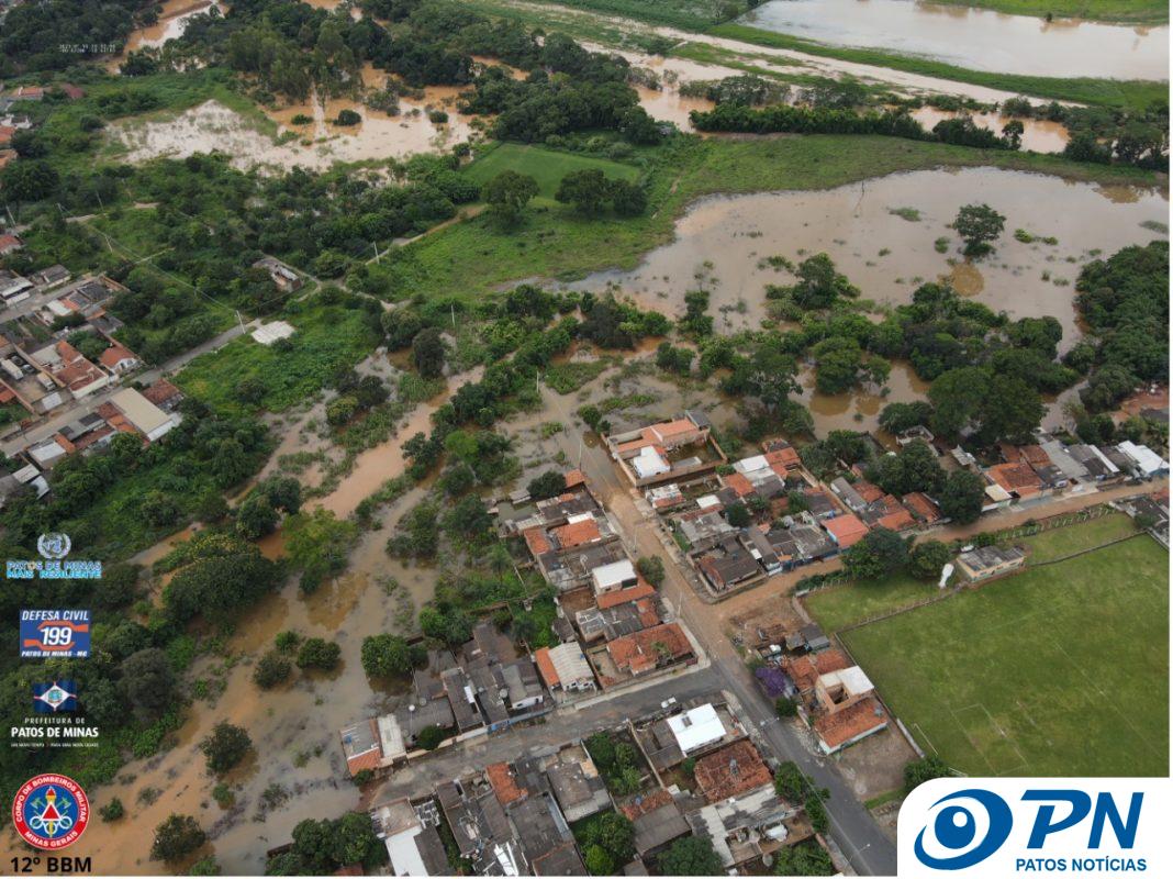 Cheia do Rio Paranaíba em Patos de Minas
