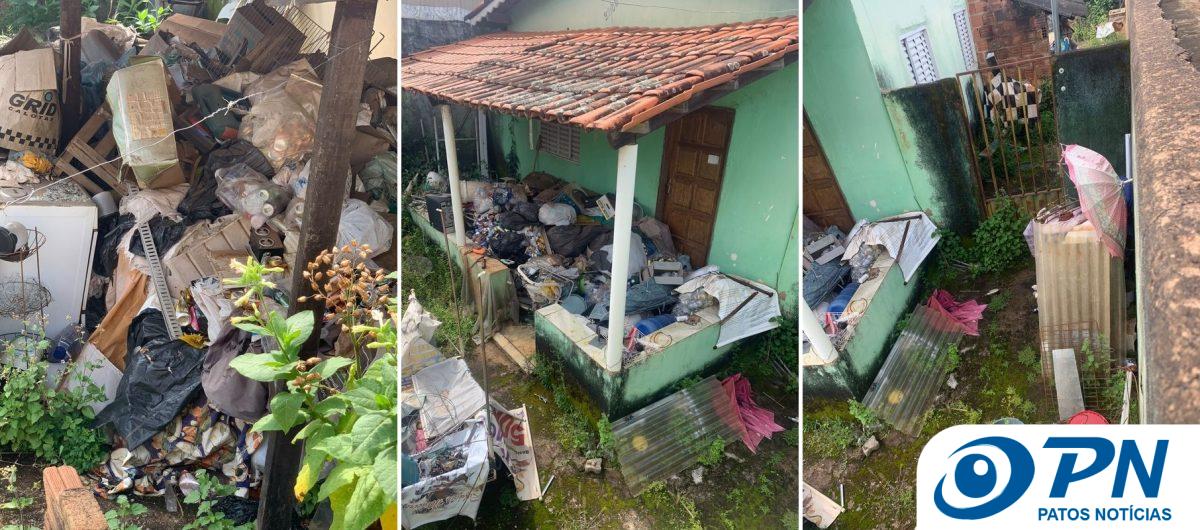 Casa de acaparador se convierte en criadero de mosquitos del dengue y vecinos exigen trabajo