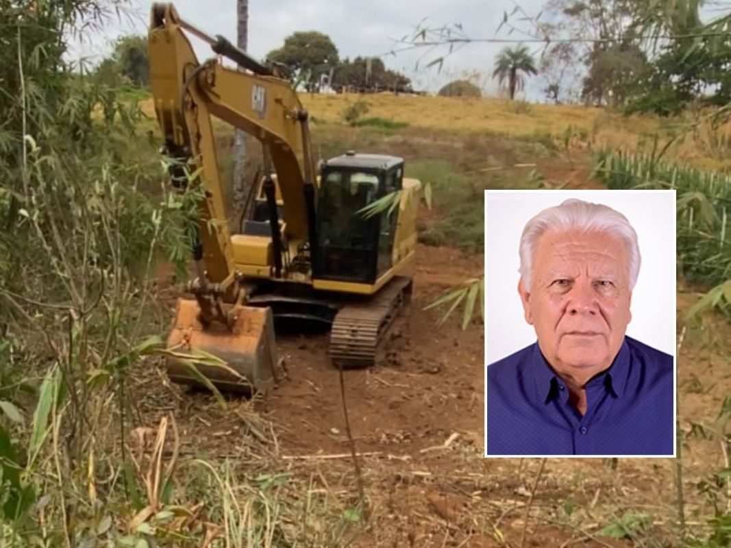 Após reportagem, candidato permite obra pública em seu terreno