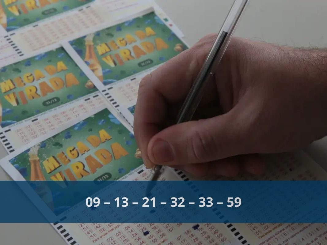Confira os números sorteados da Mega da Virada 2025