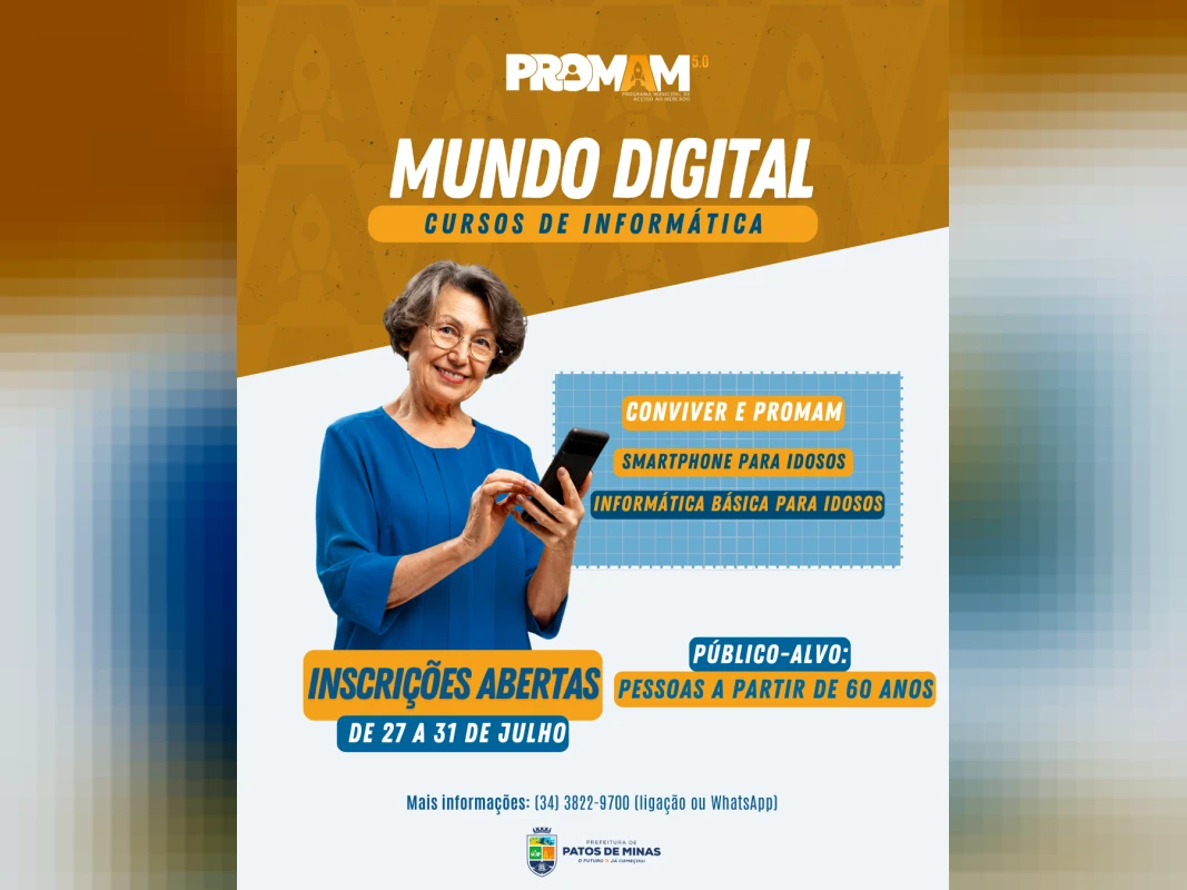 Prefeitura abre inscrições para cursos gratuitos