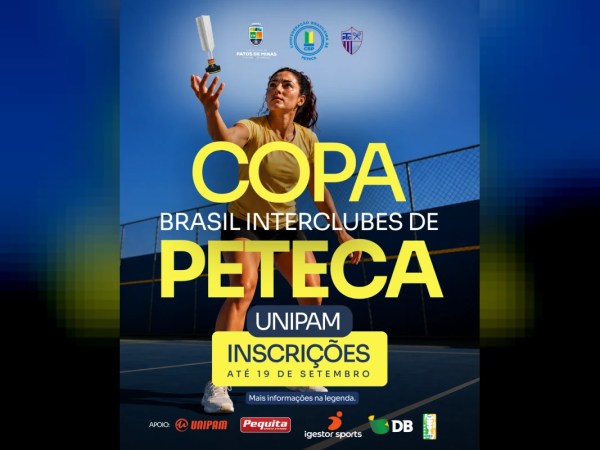 Copa de Peteca abre inscrições para etapa em Patos de Minas