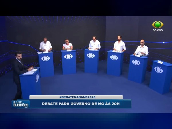 Cinco candidatos participam de dabate na Band; saiba como assistir