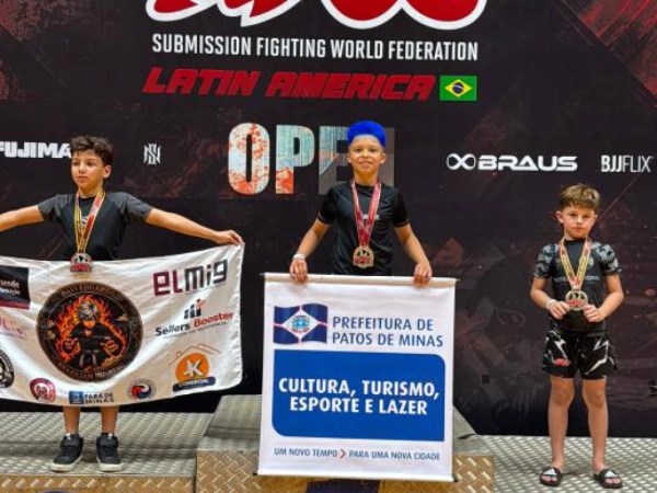 Aos 9 anos, Guilherme Mendes é campeão de Jiu-Jitsu em Uberlândia