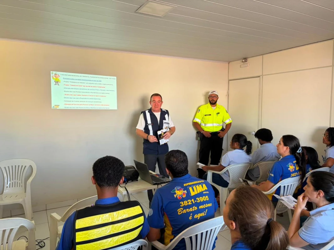 SETTRAM realiza palestra sobre segurança no trânsito