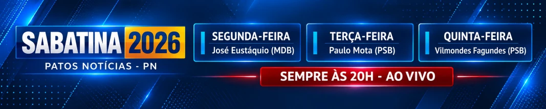 Divulgação sabatina
