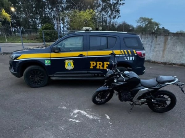 PRF prende motociclista com veículo adulterado na BR-365