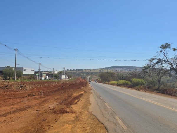 Obras na MGC-354 terão sistema pare e siga a partir desta sexta