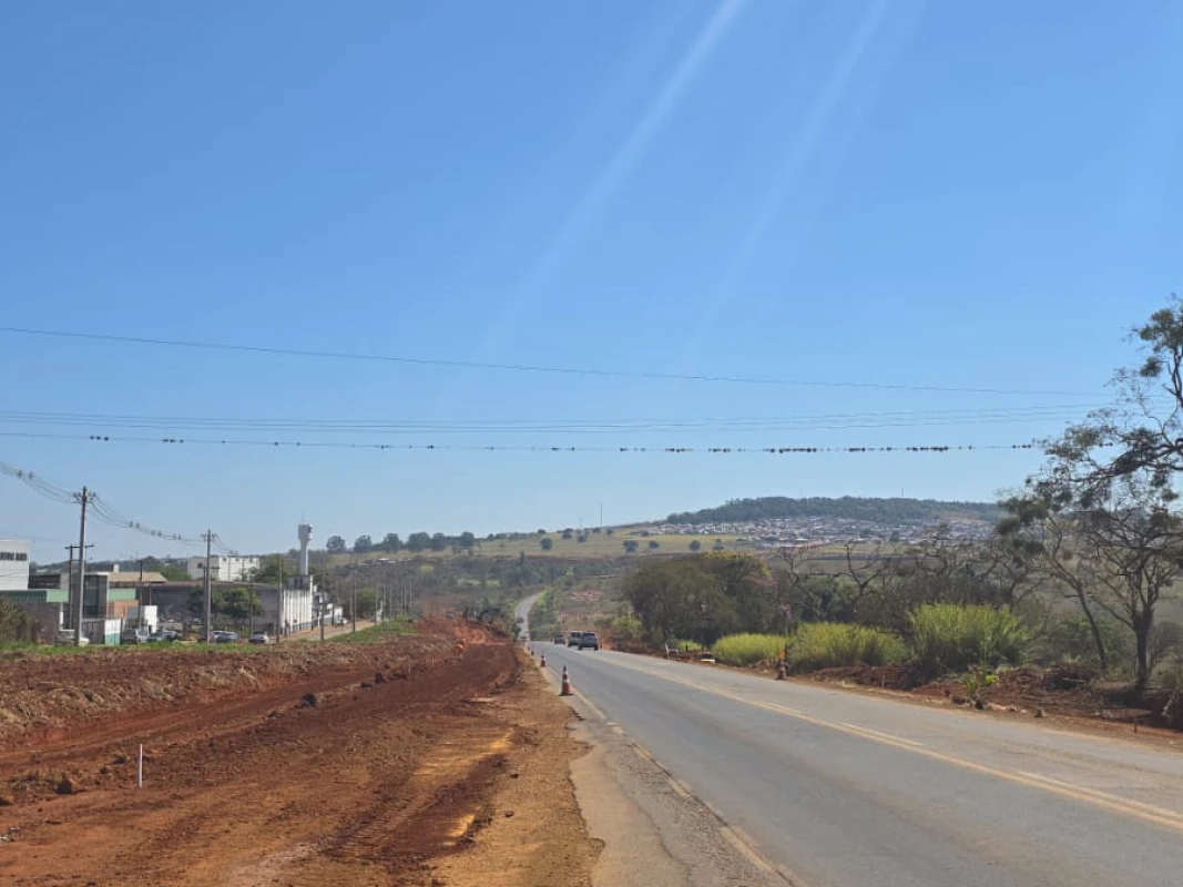 Obras na MGC-354 terão sistema pare e siga a partir desta sexta