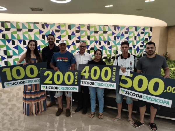 Sicoob Credicopa premia vencedores do 2º Festival de Pesca em Patos