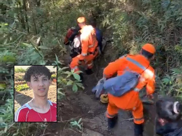 Bombeiros encontram corpo de jovem que afogou em cachoeira