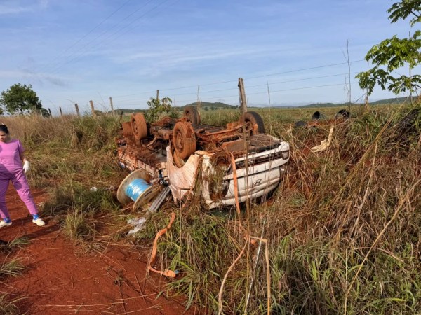 Passageiro morre e 2 mulheres ficam feridas em acidente na MG-188